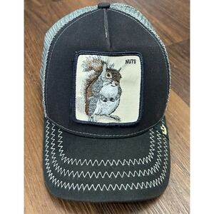 Vintage Goorin Bros Squirrel Master "Nuts" Trucker SnapBack Hat Adjustable